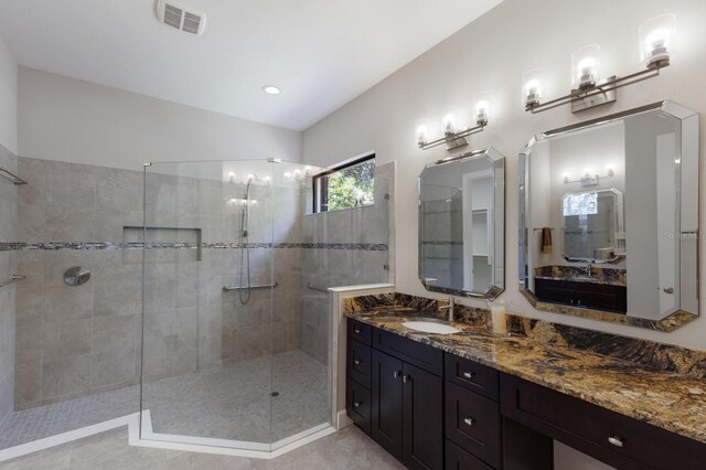 8191 Gabanna Dr, Sarasota, FL 34231 - bathroom with a walk in shower and vanity