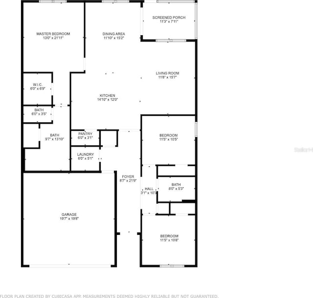 5111 11th St E, Bradenton, FL 34203 - floor plan / room layout