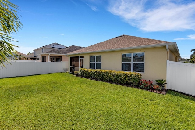 5111 11th St E, Bradenton, FL 34203 - back of property featuring stucco siding and roof with shingles