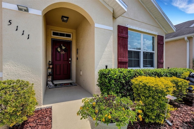 5111 11th St E, Bradenton, FL 34203 - entrance to property featuring stucco siding