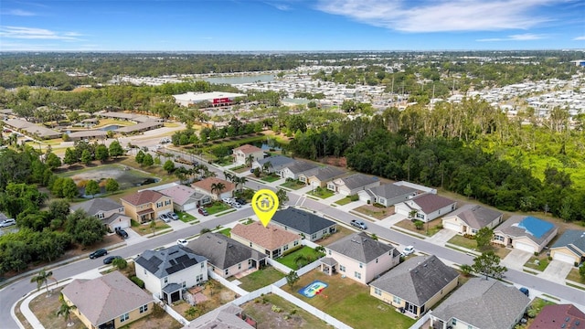 5111 11th St E, Bradenton, FL 34203 - aerial view of property and surrounding area featuring nearby suburban area and a large body of water