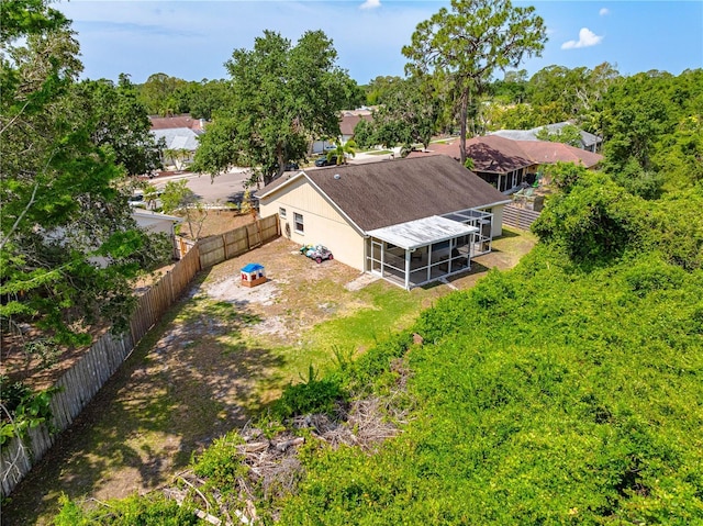 aerial view of property and surrounding area