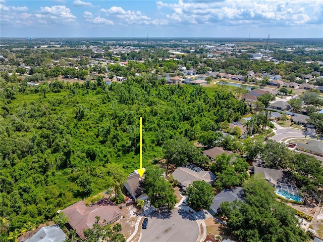 aerial perspective of suburban area