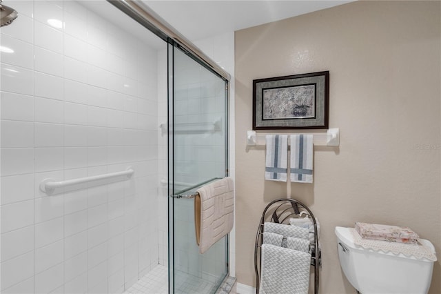 7637 Sweetbay Cir, Bradenton, FL 34203 - bathroom with a stall shower and toilet