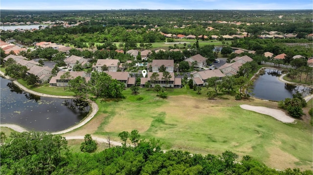7637 Sweetbay Cir, Bradenton, FL 34203 - aerial view of property and surrounding area featuring a large body of water and nearby suburban area