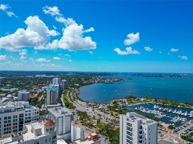 101 S Gulfstream Ave Unit 16C, Sarasota, FL 34236 - view of urban area with a large body of water