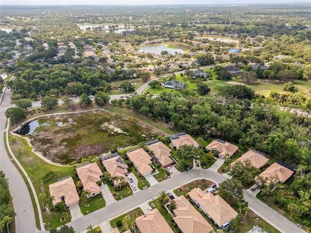 6764 Hickory Hammock Cir, Bradenton, FL 34202 - aerial view of property and surrounding area featuring a nearby body of water and nearby suburban area