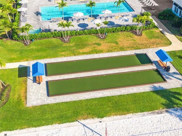 5333 Coral Reef Way, Bradenton, FL 34211 - bird's eye view of a pool