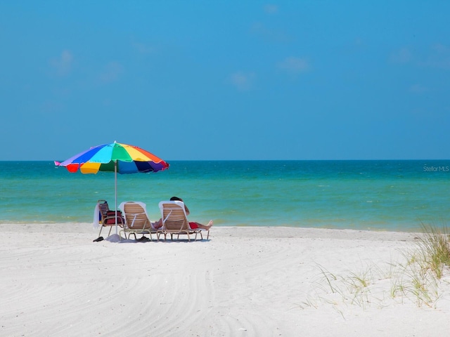 6512 Midnight Pass Rd Unit 303, Sarasota, FL 34242 - water view with local beach