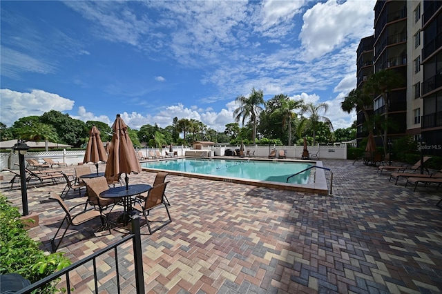 2901 26th St W Unit 312, Bradenton, FL 34205 - community pool with a patio area