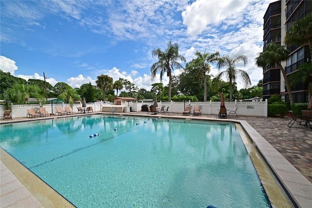 2901 26th St W Unit 312, Bradenton, FL 34205 - community pool featuring a patio