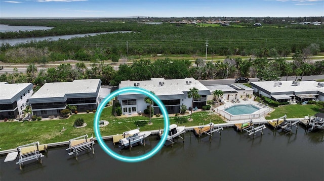 10423 Waterbird Way Unit 10423, Bradenton, FL 34209 - aerial view of property and surrounding area featuring a nearby body of water
