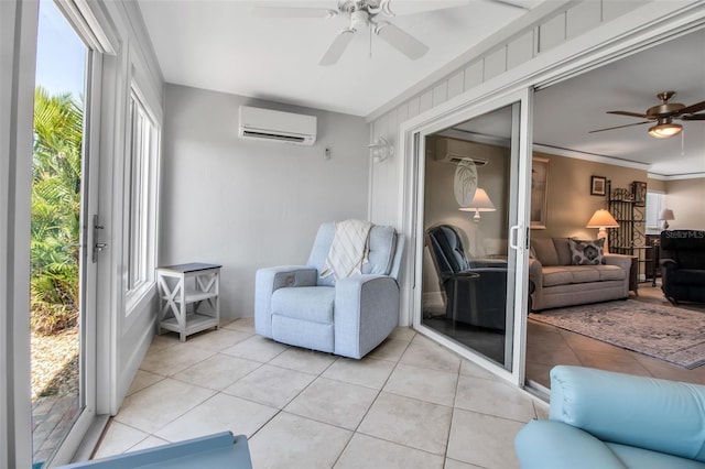 10423 Waterbird Way Unit 10423, Bradenton, FL 34209 - sunroom / solarium featuring a wall unit AC