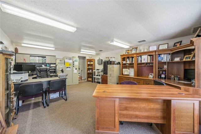 4225 Ulman Ave, North Port, FL 34286 - office space with carpet flooring and a textured ceiling