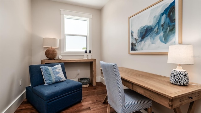 603 Emerald Ln, Holmes Beach, FL 34217 - office space featuring wood finished floors and baseboards