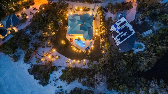 view of subject property