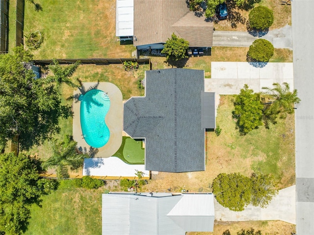 219 Vermont Ave, Saint Cloud, FL 34769 - bird's eye view of a pool area