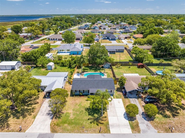 219 Vermont Ave, Saint Cloud, FL 34769 - aerial view of residential area with a pool