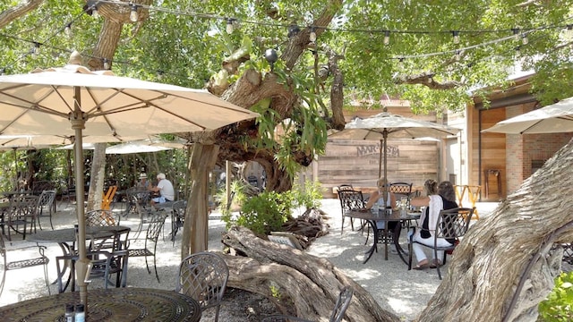 view of patio / terrace featuring outdoor dining space