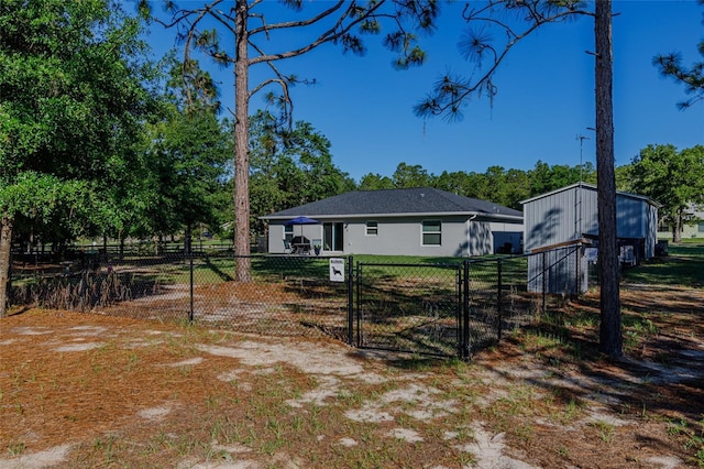 9085 SW 202nd Avenue Rd, Dunnellon, FL 34431 - view of front of property with a gate and fence