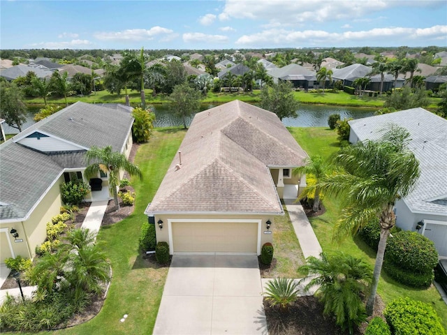 12183 Longview Lake Cir, Bradenton, FL 34211 - aerial perspective of suburban area with a large body of water