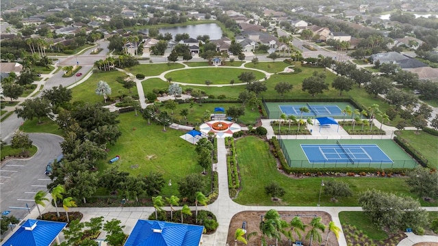 12183 Longview Lake Cir, Bradenton, FL 34211 - drone / aerial view of a nearby body of water