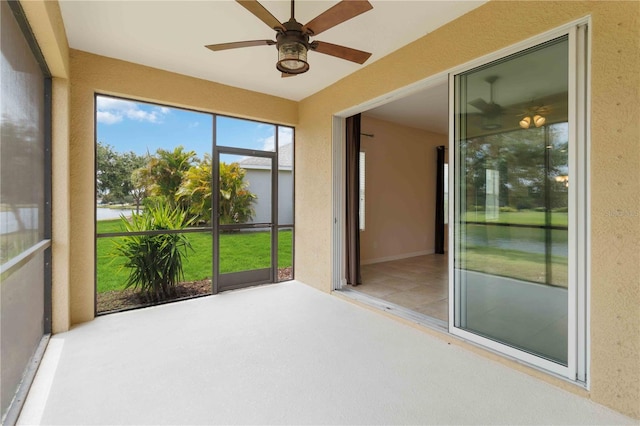 12183 Longview Lake Cir, Bradenton, FL 34211 - view of unfurnished sunroom