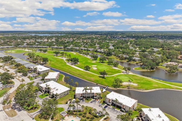 7193 W Country Club Dr N Unit 137, Sarasota, FL 34243 - aerial view of residential area with a golf course and a large body of water