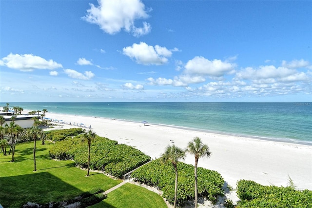 2675 Gulf Of Mexico Dr Unit 404, Longboat Key, FL 34228 - water view featuring nearby beach