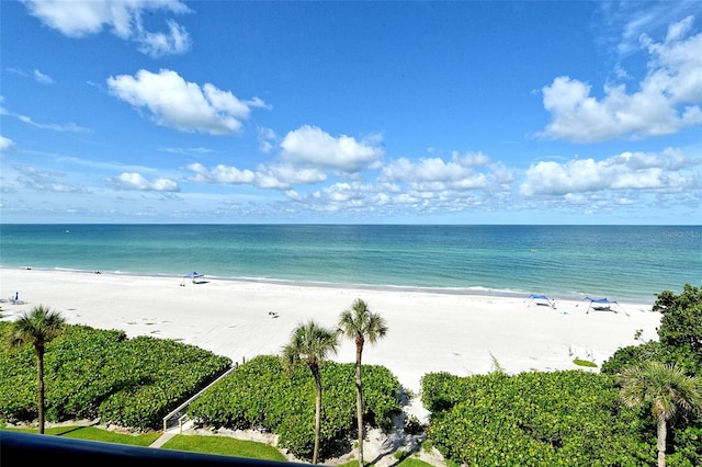 2675 Gulf Of Mexico Dr Unit 404, Longboat Key, FL 34228 - water view featuring nearby beach