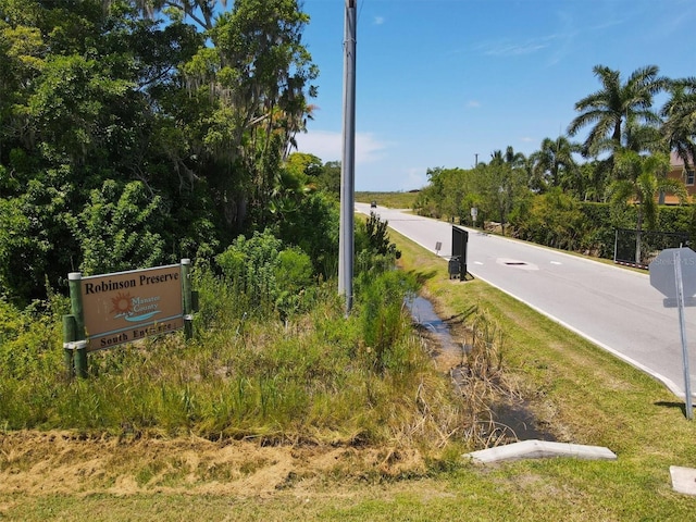 view of asphalt road