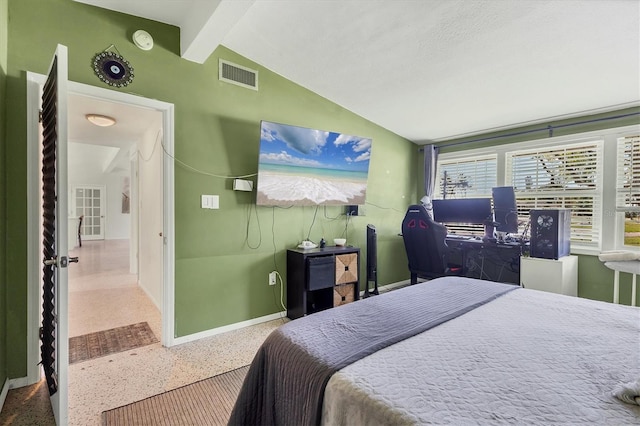 6931 Magellan Way, Sarasota, FL 34243 - bedroom featuring speckle patterned floor and baseboards