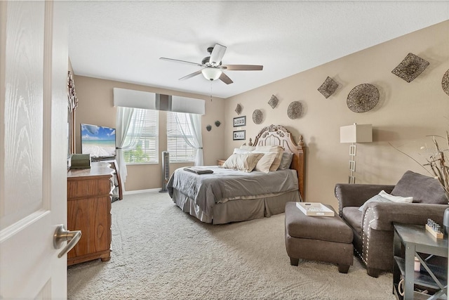 11507 84th Street Cir E Unit 102, Parrish, FL 34219 - bedroom featuring light colored carpet and ceiling fan
