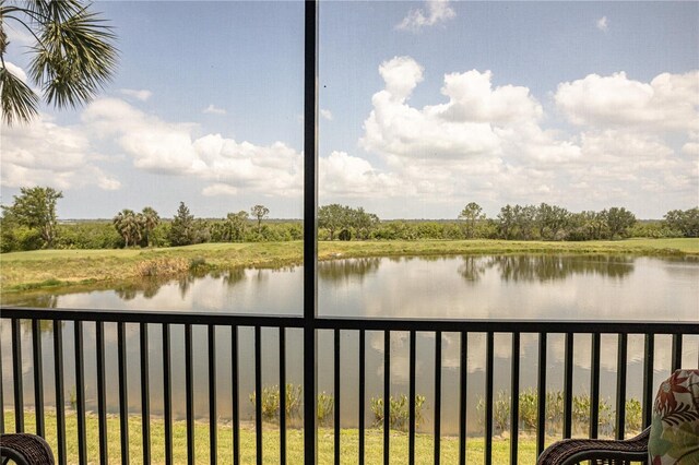 7005 River Hammock Dr Unit 204, Bradenton, FL 34212 - water view featuring fence
