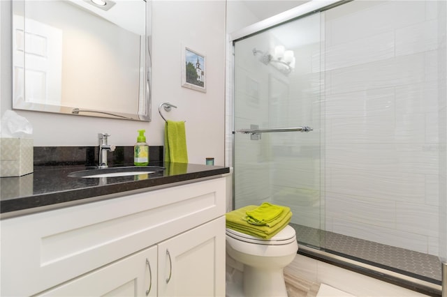 6999 W Country Club Dr N Unit 224, Sarasota, FL 34243 - full bathroom with toilet, a stall shower, and vanity