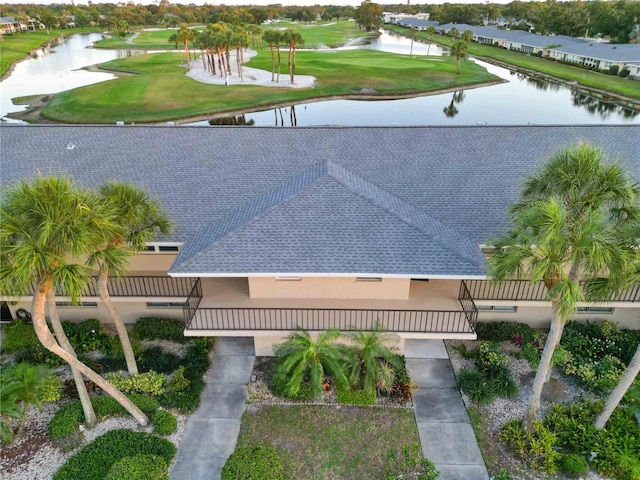 6999 W Country Club Dr N Unit 224, Sarasota, FL 34243 - drone / aerial view of a nearby body of water and a golf club