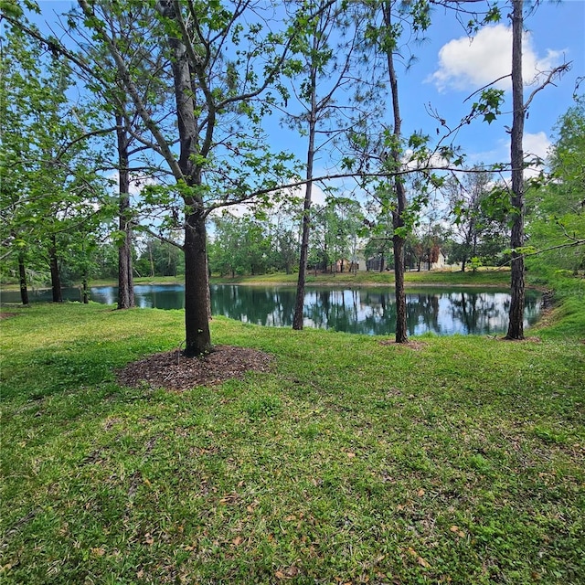 8110 Villa Grande Ct, Sarasota, FL 34243 - view of grassy yard with a water view