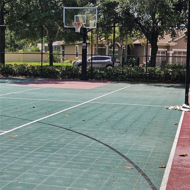 8110 Villa Grande Ct, Sarasota, FL 34243 - view of basketball court with community basketball court