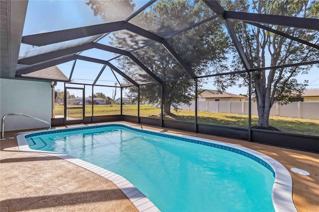 3239 Daytona Dr, Punta Gorda, FL 33983 - view of pool featuring a patio area and a lanai