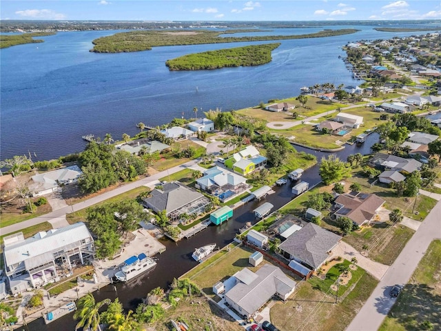 3239 Daytona Dr, Punta Gorda, FL 33983 - aerial overview of property's location featuring a nearby body of water and nearby suburban area