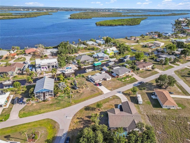 3239 Daytona Dr, Punta Gorda, FL 33983 - aerial view of property and surrounding area with a nearby body of water and nearby suburban area