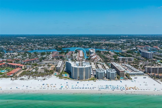 1350 N Portofino Dr Unit 208, Sarasota, FL 34242 - view of urban area featuring expansive coastline