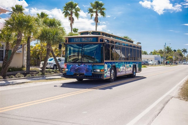 120 White Ave, Anna Maria, FL 34216 - view of asphalt street with street lights