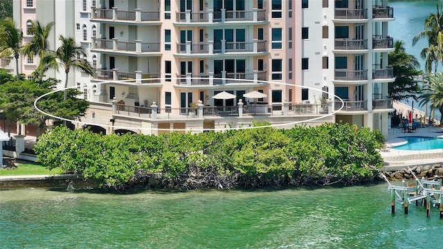 420 Golden Gate Pt Unit 200A, Sarasota, FL 34236 - view of apartment building / complex with a water view