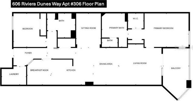 606 Riviera Dunes Way Unit 306, Palmetto, FL 34221 - home floor plan