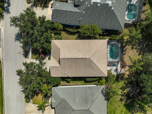 12149 Forest Park Cir, Bradenton, FL 34211 - view from above of property featuring a pool area