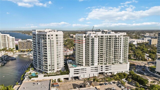 301 Quay Commons Unit 1711, Sarasota, FL 34236 - view of property featuring a water view and a city view
