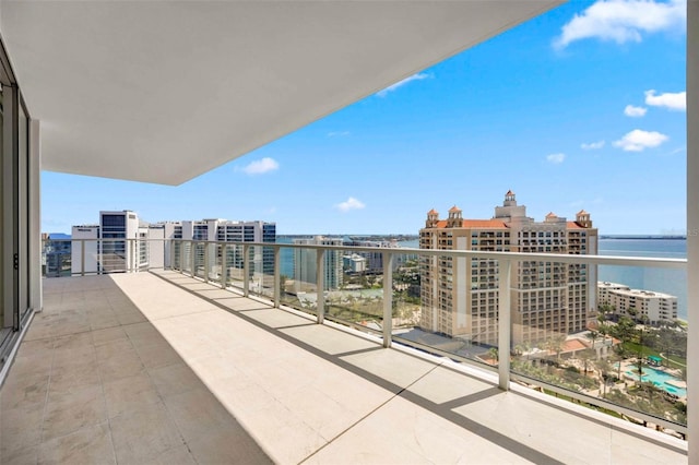 301 Quay Commons Unit 1711, Sarasota, FL 34236 - balcony featuring a water view