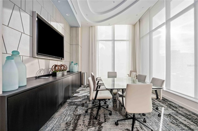 301 Quay Commons Unit 1711, Sarasota, FL 34236 - view of carpeted dining space
