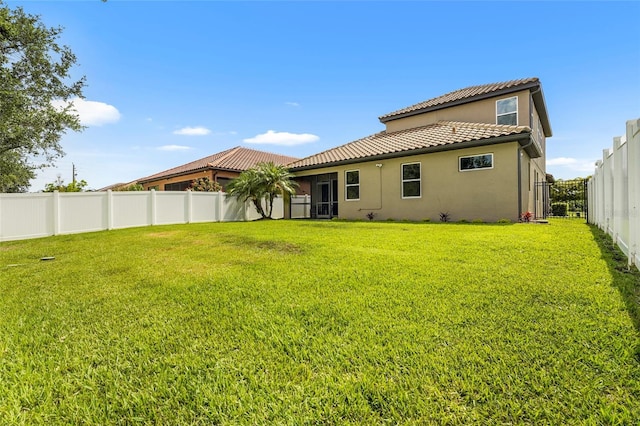 2745 62nd Ave E, Ellenton, FL 34222 - rear view of house featuring stucco siding and a tile roof